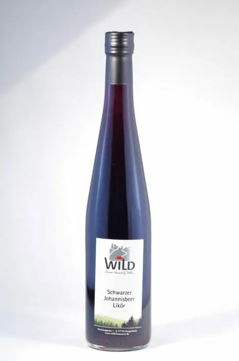 Wild Schwarzer Johannisbeer Likör Wild Schwarzer Johannisbeer Likör Bild