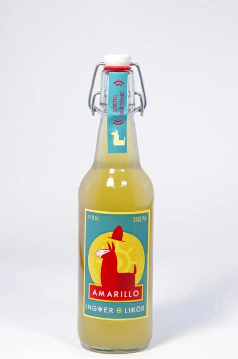 Amarillo Ingwerlikoer 0,5l Bild Amarillo Ingwerlikör 0,5l Bild