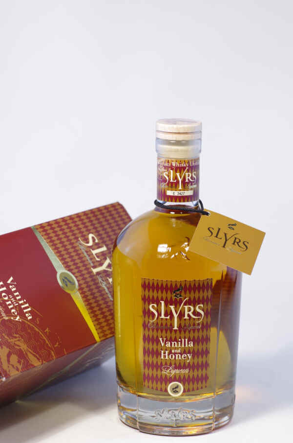 Slyrs Whisky Vanilla and Honey Bild