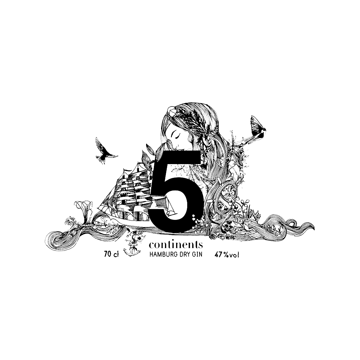 Feingeisterei 5 Continents Logo
