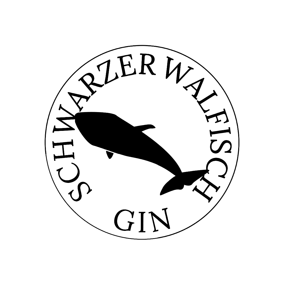 Hutmachers Schwarzer Walfisch Gin Logo