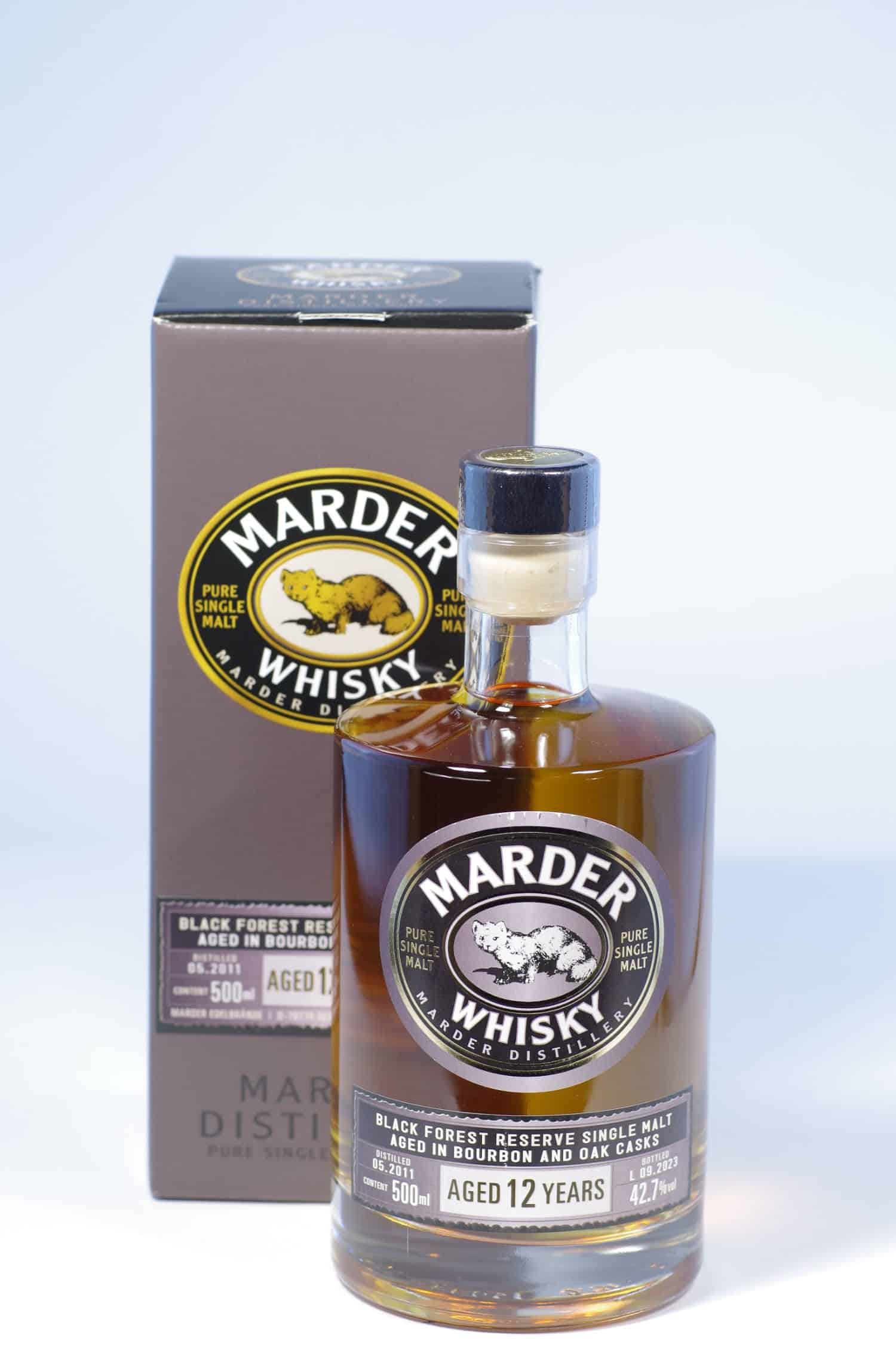 Marder Whisky Aged 12 Years - Spirituosen online kaufen im Brennereishop brandgeister.de