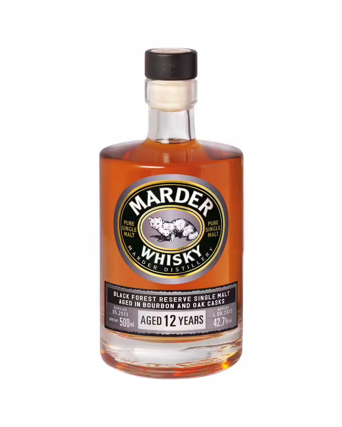 Marder Whisky Aged 12 Years - Spirituosen online kaufen im Brennereishop brandgeister.de