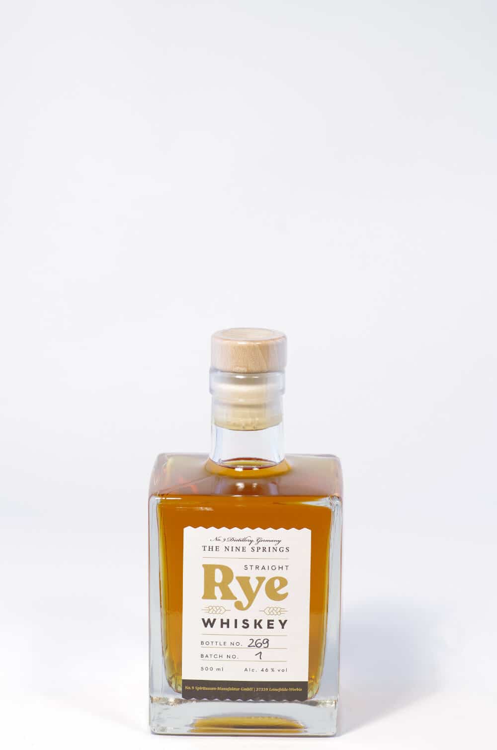 Nine Springs Rye Whiskey Bild