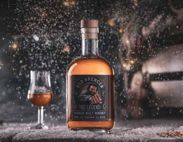 Bud Spencer - The Legend - Whisky Banner Weihnachten